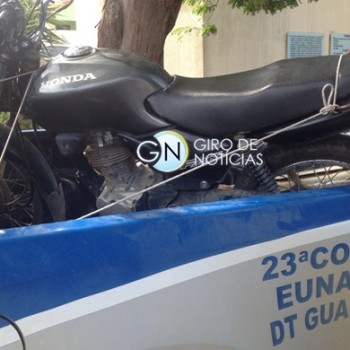 Polícia de Eunápolis recupera moto roubada em Guaratinga