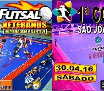 30/04/16 – Copa de Futsal Veteranos e a Copa de Futsal Feminino – São João do Sul
