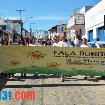 Guaratinga realiza mobilização contra o abuso de crianças e adolescentes