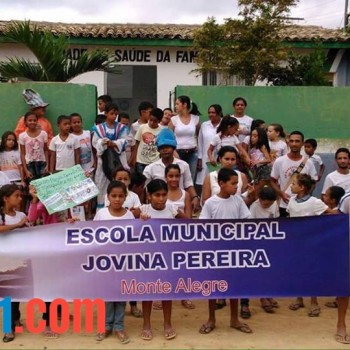 Escola Jovina Pereira realiza caminhada em combate ao Aedes Aegypti