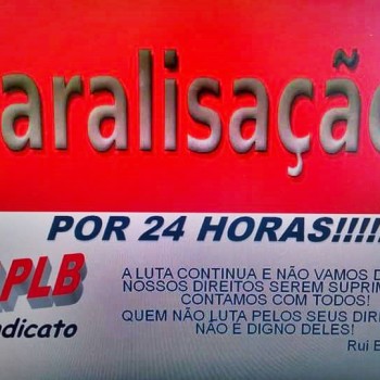 APLB de Guaratinga faz paralisação de 24 horas nesta quarta-feira (01).