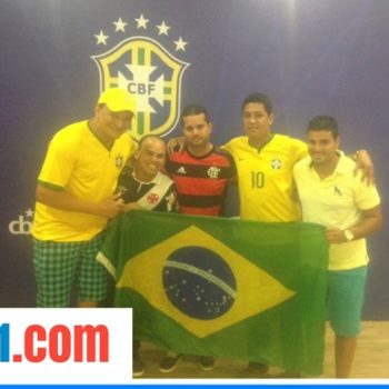 Moradores de Guaratinga assistem a vitória do Brasil sobre o Peru na Arena Fonte Nova