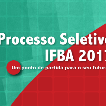 IFBA abre inscrições para vagas em 2017