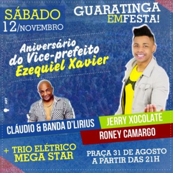 12/11/16 – Aniversário de Ezequiel Xavier – Guaratinga/BA