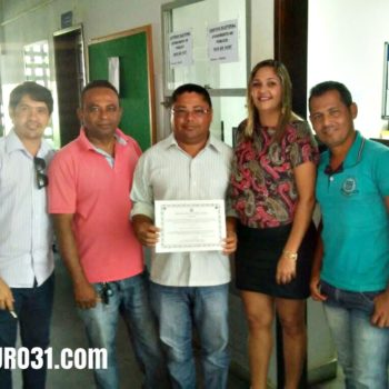 Ezequiel Xavier é diplomado Vice-Prefeito de Guaratinga