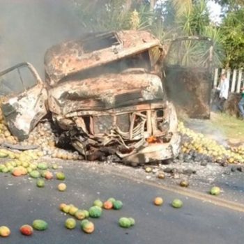 Cinco pessoas morrem carbonizadas em acidente na Bahia