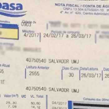 Conta de água terá reajuste de 8,8% na Bahia