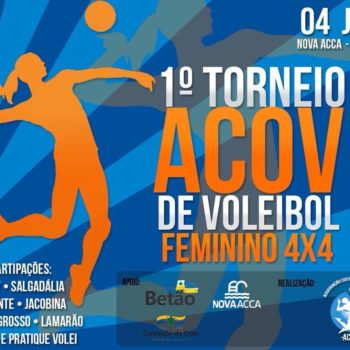 04/06/17 – 1º Torneio ACOV de Voleibol Feminino – Conceição do Coite/BA