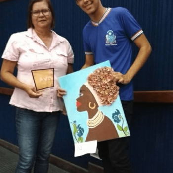 Estudante do colégio Estadual Jésus Moura vence etapa regional do projeto de Artes Visuais Estudantis