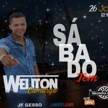 26/01/2019 – Weliton Camargo no Skunna Chopp e Bar no Grau – Guaratinga – BA