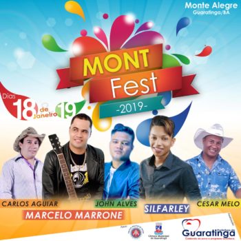 18 e 19/01/19 – Monte Fest 2019 – Guaratinga – BA