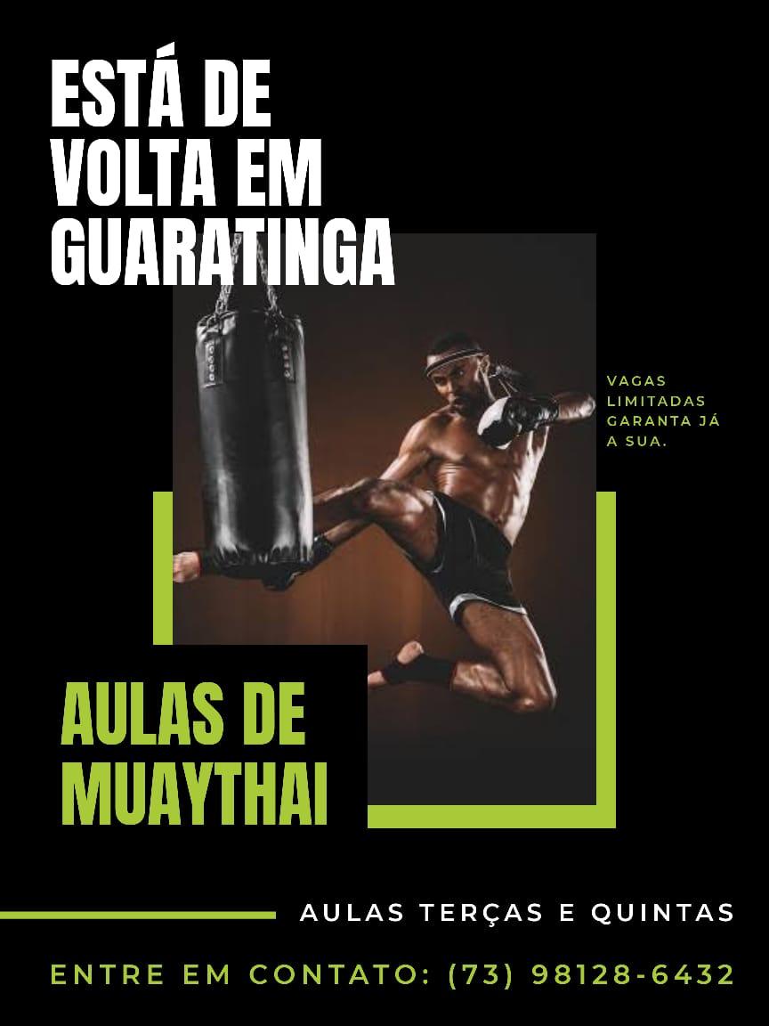 Academia de Muay thai retoma às aulas em Guaratinga