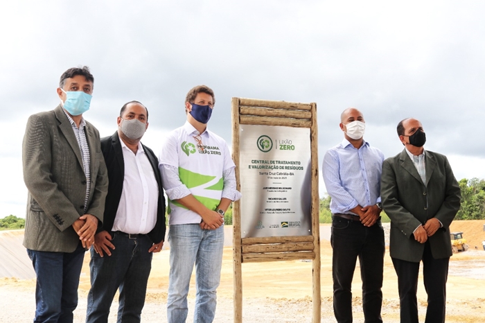 Ministério do Meio Ambiente inaugura central de tratamento de resíduos em Cabrália