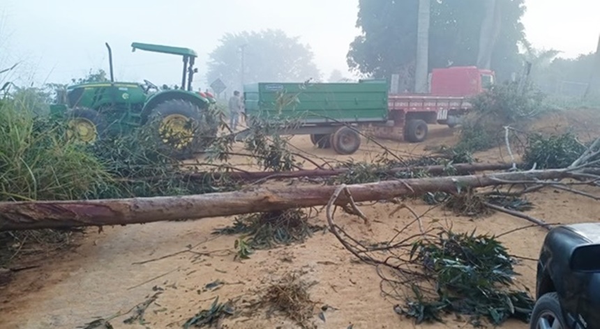 Produtores fazem protesto e pedem a recuperação da BA-686 em Guaratinga