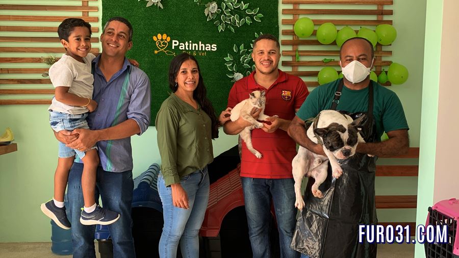 Patinhas Pet e Vet é o novo espaço dedicado a cães e gatos em Guaratinga