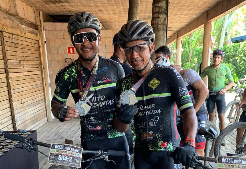 Ciclistas Gilmar Almeida e Xiito Dantas finalizam Brasil Ride Bahia 2022 em 5º lugar da categoria Guarini
