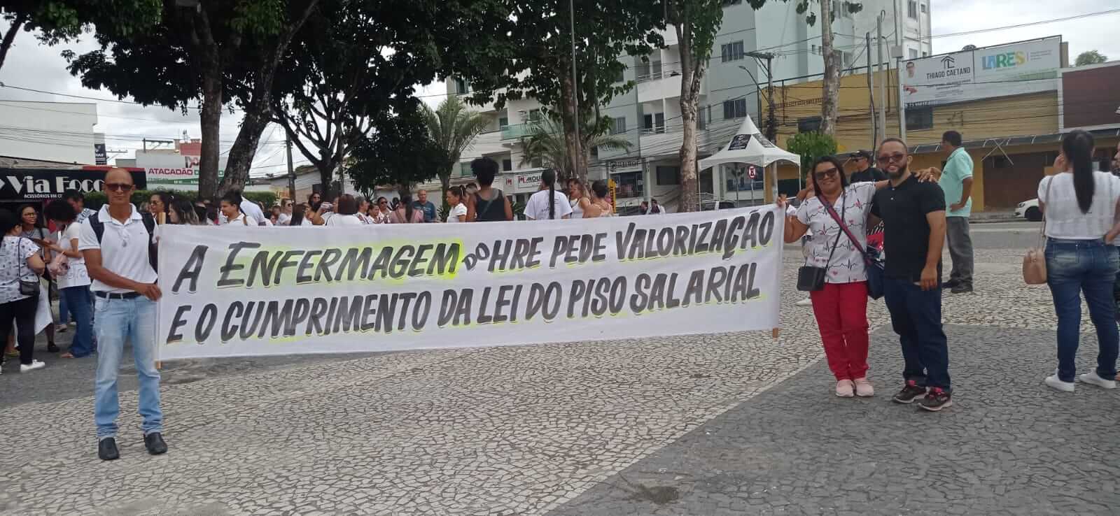 Profissionais de enfermagem de Guaratinga aderem à paralização pelo piso salarial