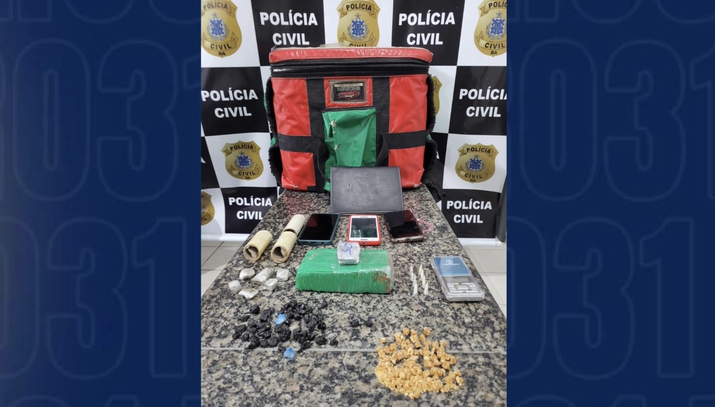 Polícia Civil fecha boca de fumo e apreende drogas no Arraial d’Ajuda