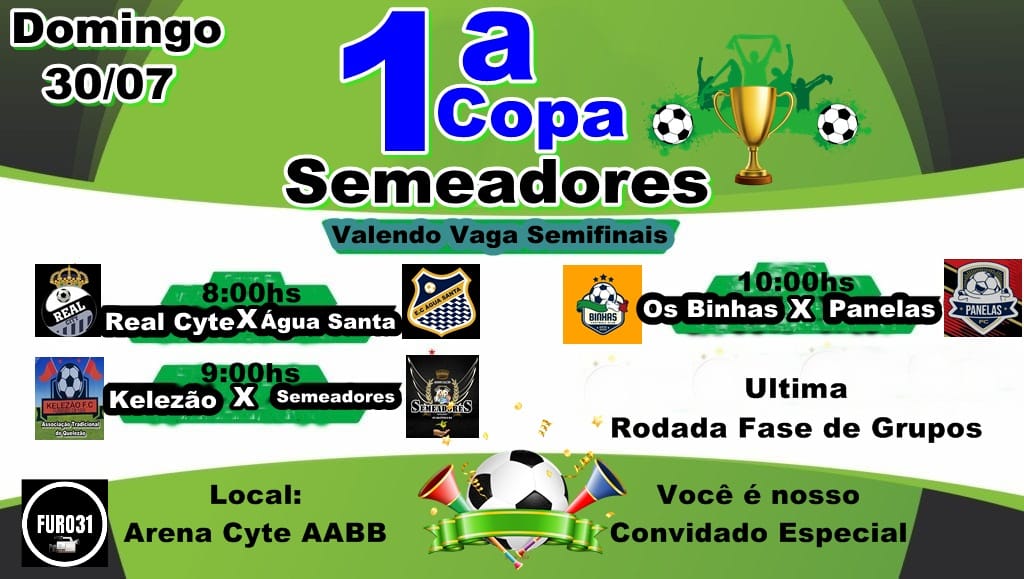 30/07/23 – 1ª Copa Semeadores – AABB – Guaratinga/BA