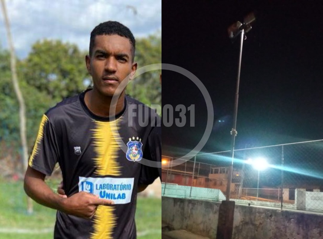 Jovem morre eletrocutado ao tocar em poste energizado após jogo de futsal em Monte Alegre