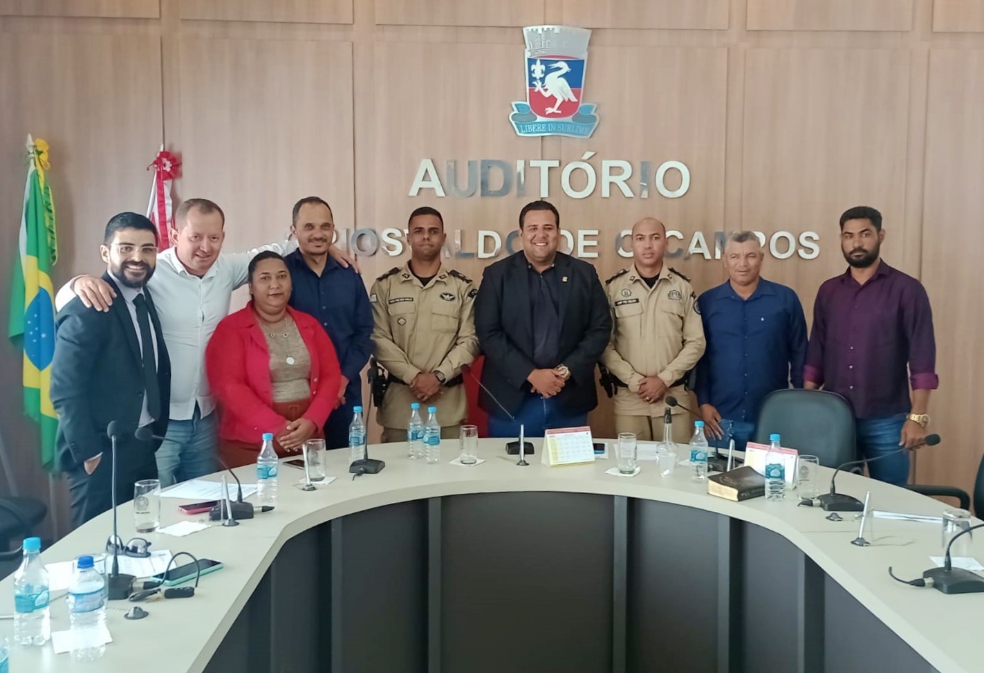 Novo comandante do Pelotão da PM em Guaratinga se apresenta na Câmara