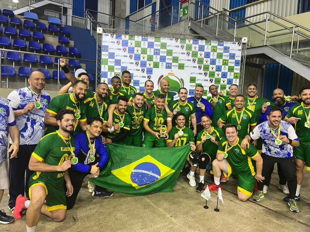 Time de guaratinguense Laércio Oliveira conquista 1º lugar na Copa América de Handebol
