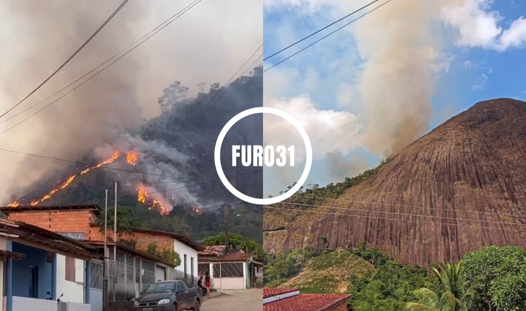 Incêndio em área de mata na Pedra de Cajuíta danifica abastecimento de água no povoado