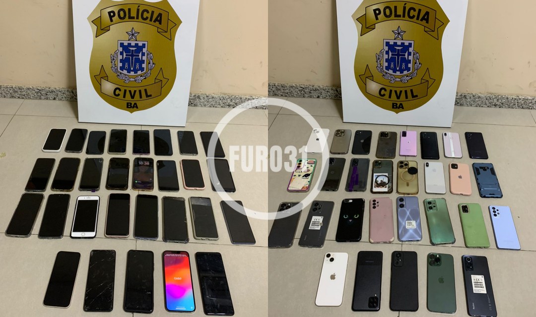 Polícia Civil recupera 29 celulares furtados durante o Carnaporto 2024 e identifica autores