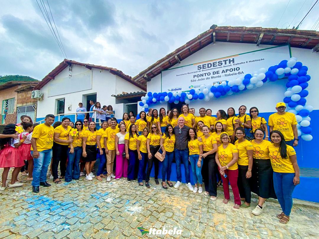 Inauguração do Ponto de Apoio da SEDESTH aproxima serviços públicos da população de Montinho