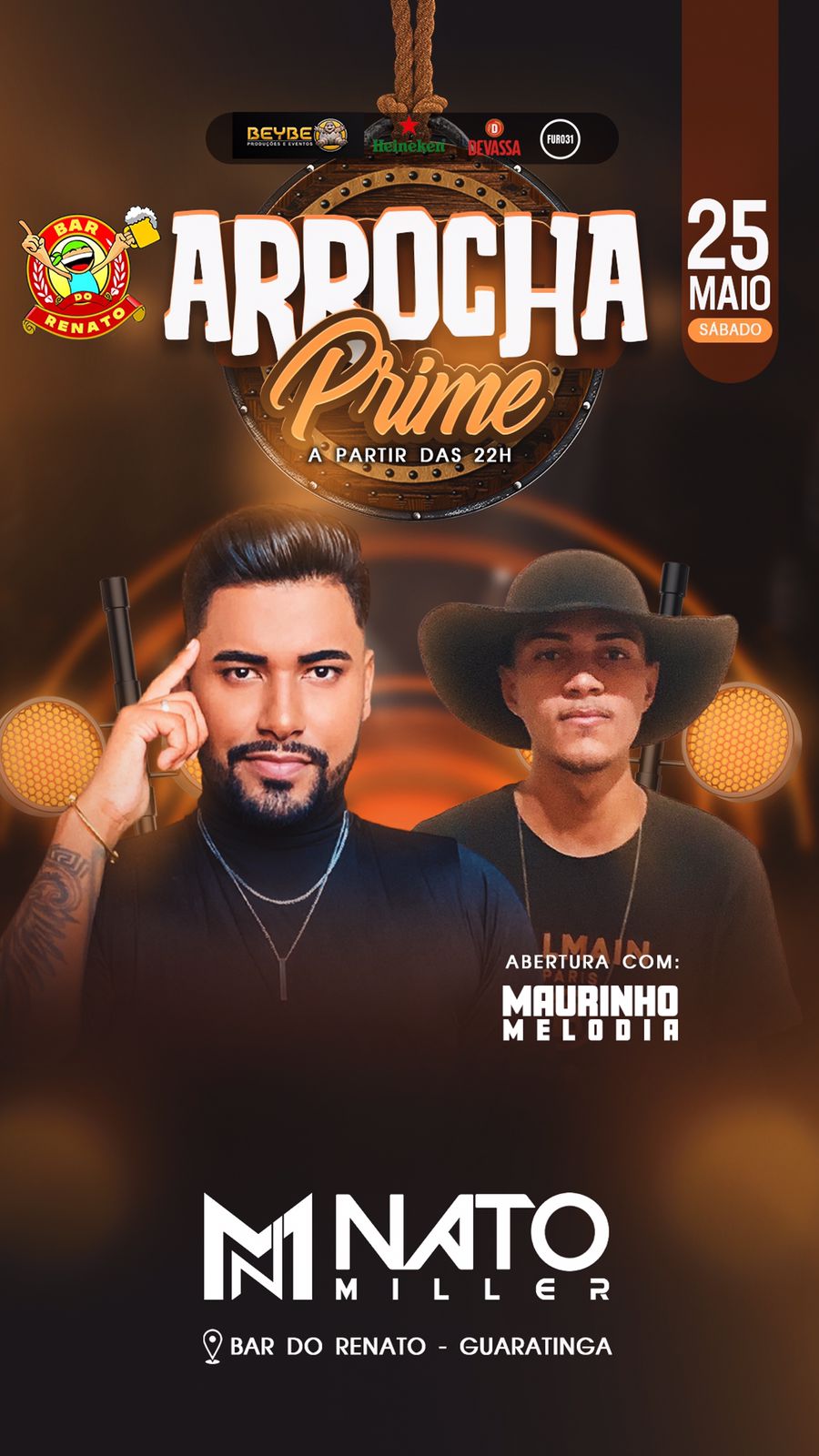 25/05/2024 – Arrocha Prime Bar do Renato – Guaratinga/BA