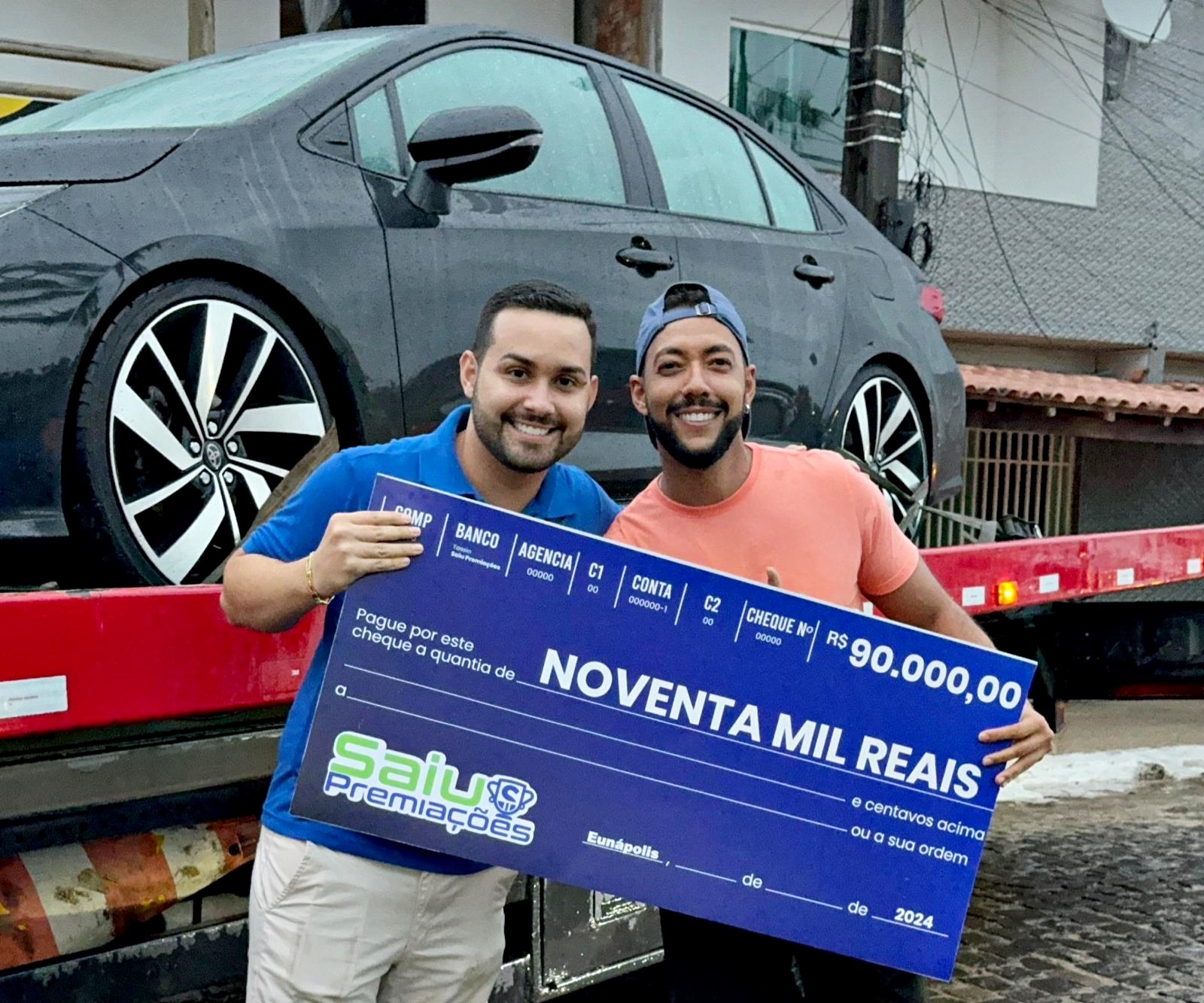 Morador de Serra Grande ganha Corolla 0km na ação da Saiu Premiações