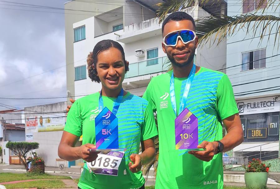 Após pegarem pódio na Corrida Sesc, Idarlan e Naiara se preparam para a 1ª Corrida de Rua em Guaratinga