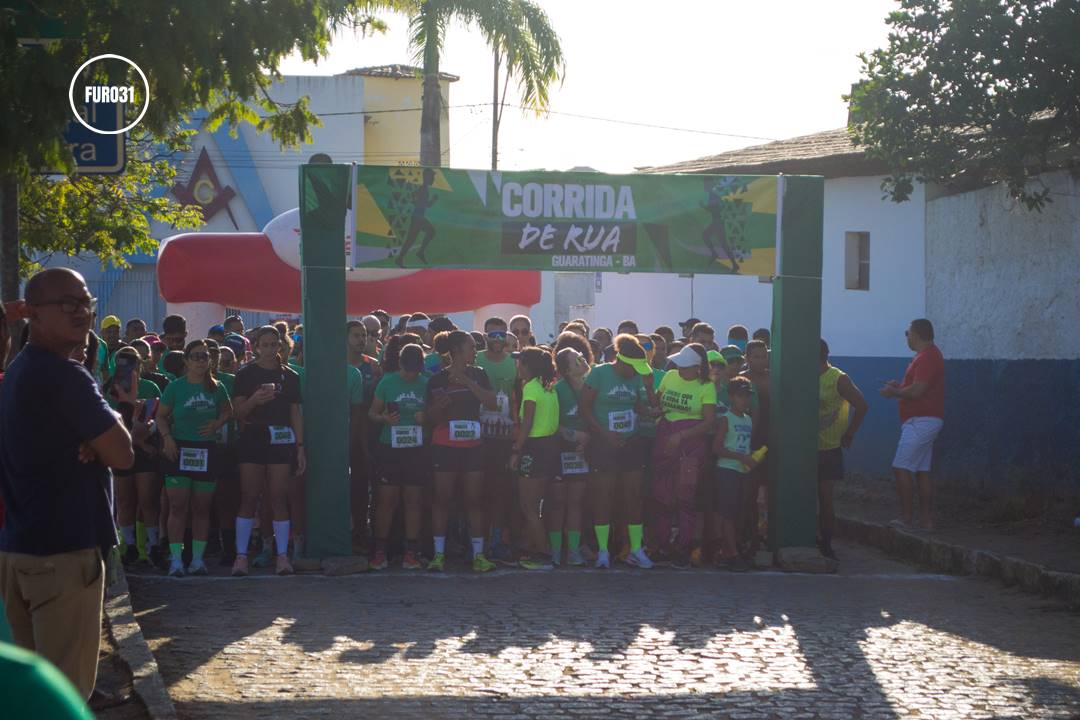 1ª Corrida de Rua reúne quase 200 atletas para celebrar os 63 anos de Guaratinga