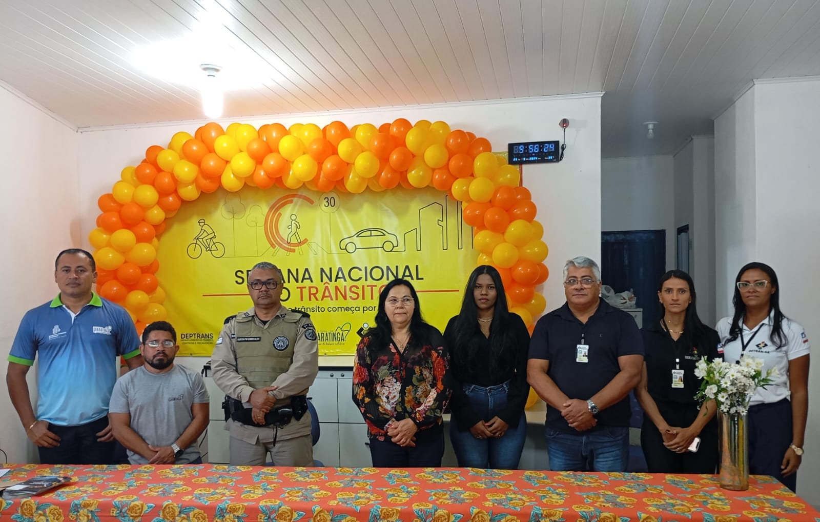 Dia nacional do trânsito é celebrado com palestra e café da manhã em Guaratinga