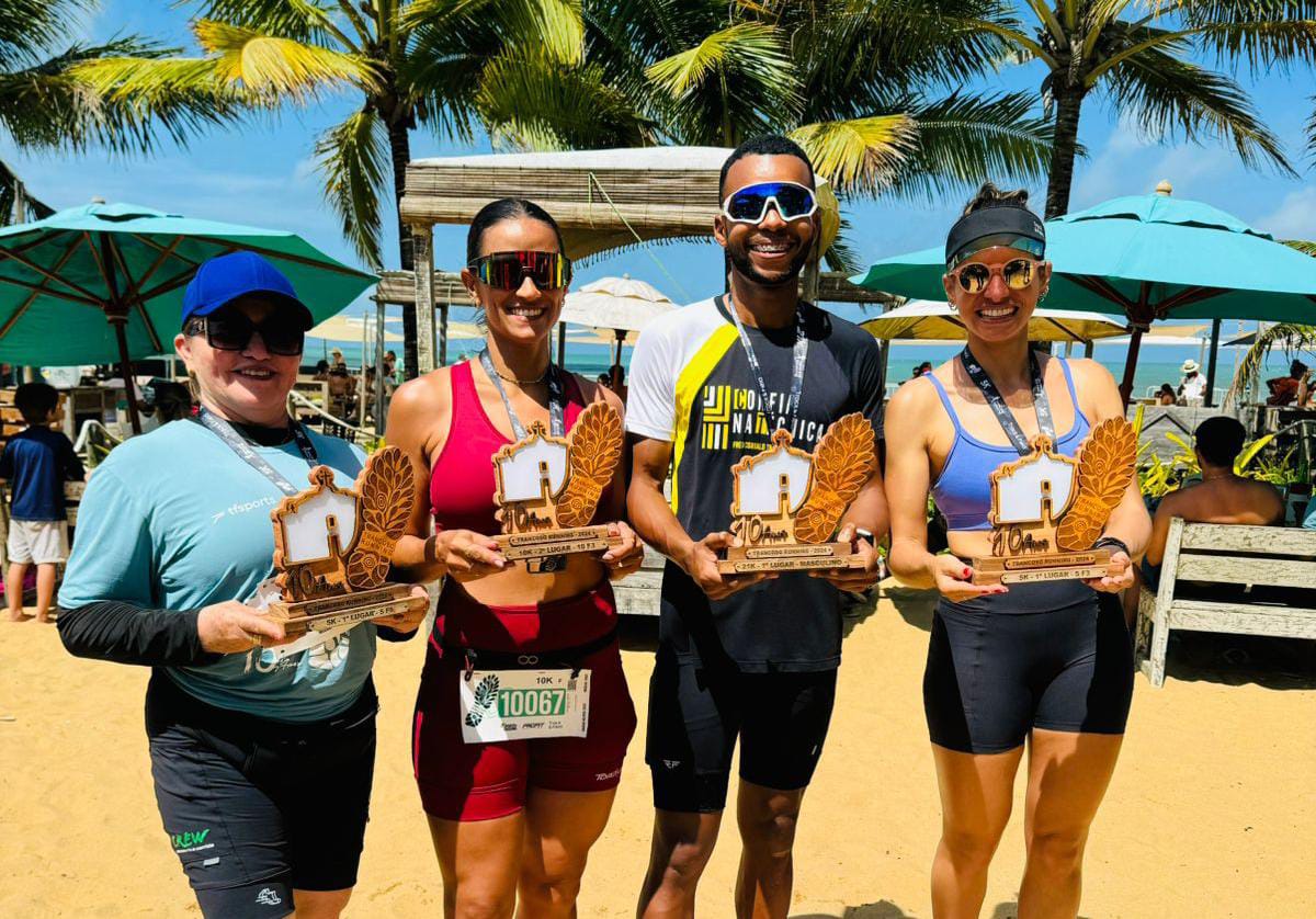 Quatro guaratinguenses conquistam pódio no 10º Trancoso Running