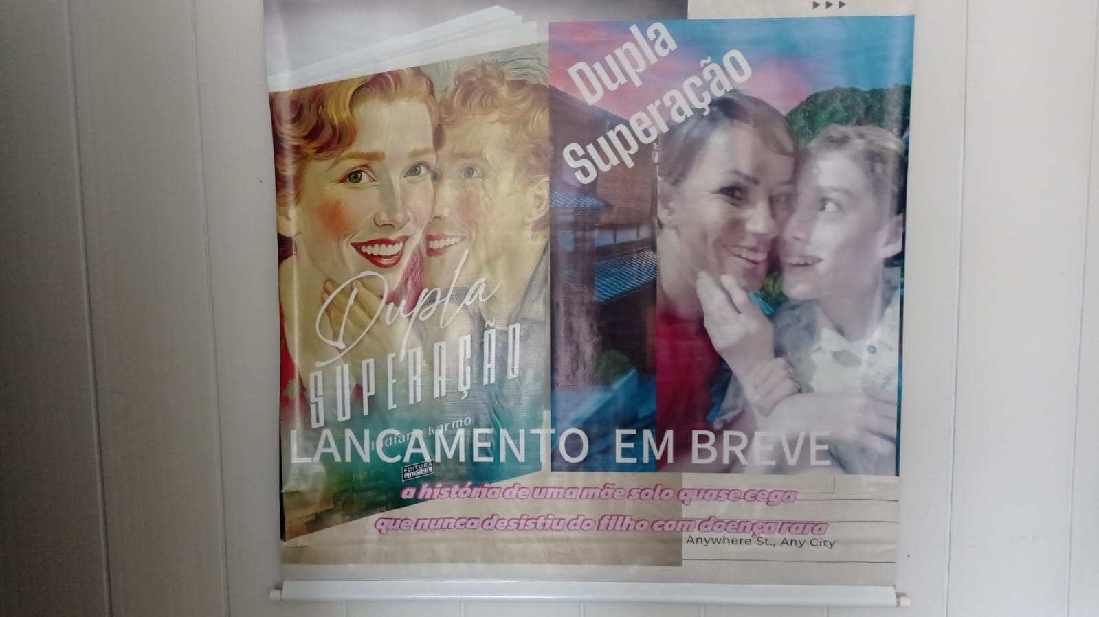 Livro “Dupla Superação” conta história de mãe quase cega para cuidar de filho com doença rara