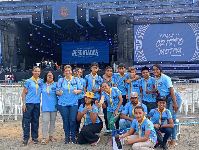 Desbravadores de Guaratinga participam de Campori 2024 em Feira de Santana