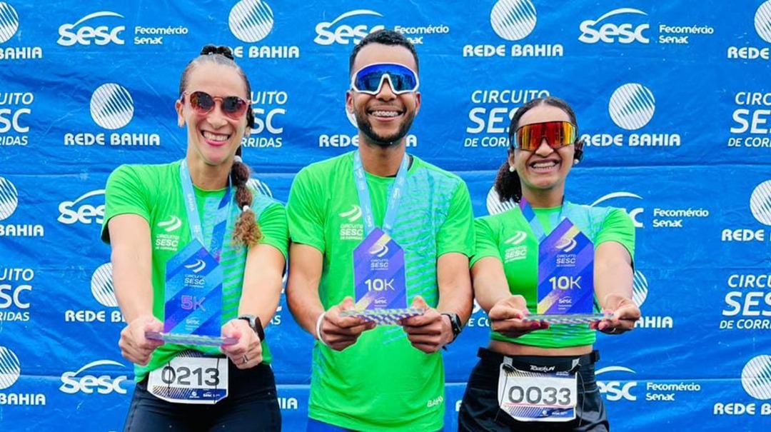 Três guaratinguenses conquistam pódio na Corrida Sesc 2024 de Teixeira de Freitas