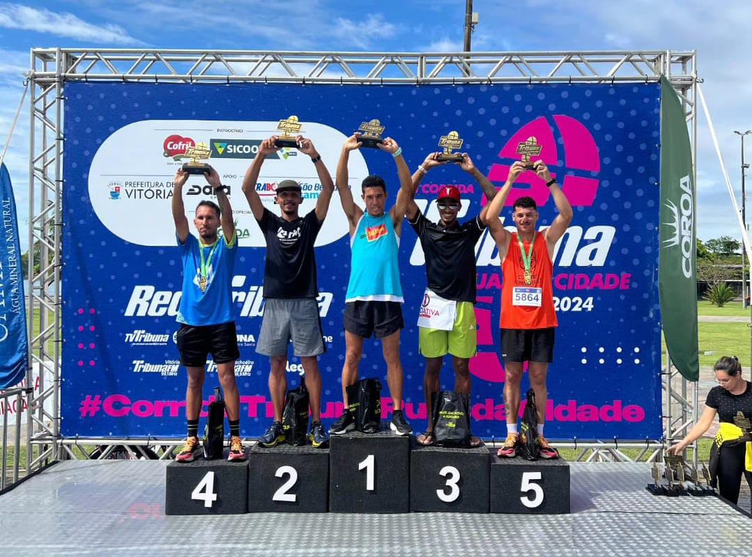 Atleta de Cajuíta se mantém no pódio da Corrida Tribuna no Espírito Santo pelo segundo ano consecutivo