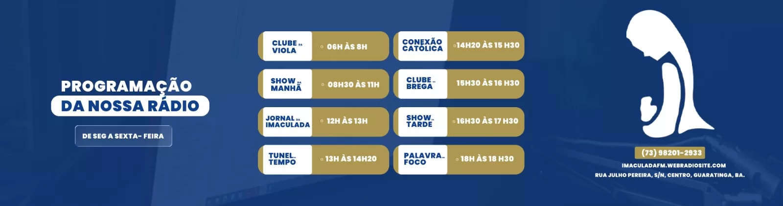 Radio Imaculada – 87,9 FM – Guaratinga