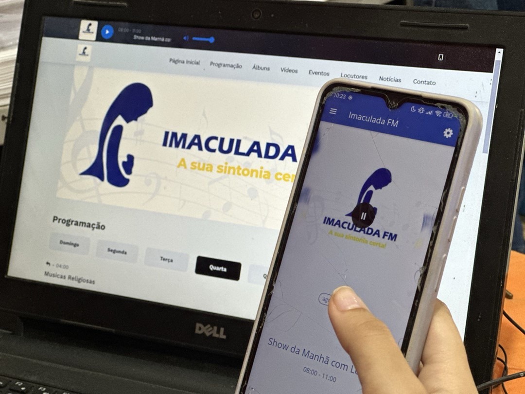 Rádio Imaculada FM de Guaratinga lança aplicativo e site para transmissão ao vivo