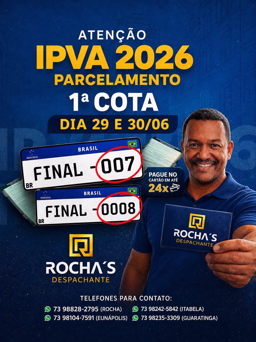 Rocha’s Despachante – Celular