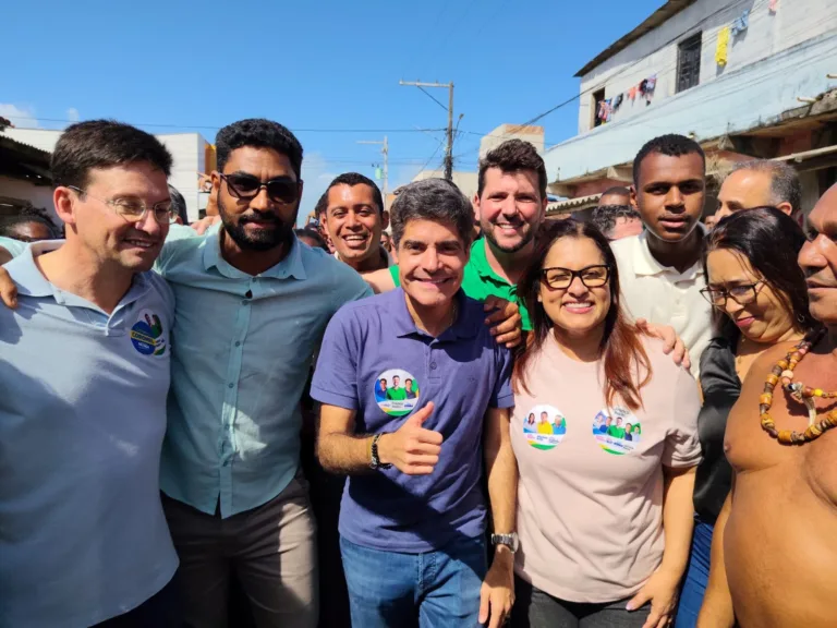 Vereador Jean Nunes e apoiadores de Guaratinga participam de evento com ACM Neto em Prado